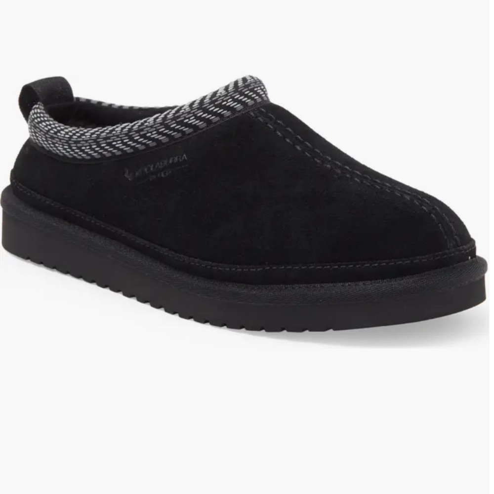 Koolaburra by UGG Burree Slippers Black Suede Slip On Cozy Women's 5 - Picture 3 of 9